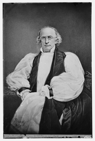 George Washington Doane, the Bishop of New Jersey 1832-1859, in an early photograph. Brady-Handy Collection, Library of Congress.
